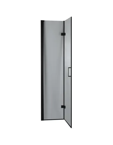 Душові скляні двері Bravo Poprad 90TB чорні