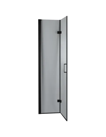 Душові скляні двері Bravo Poprad 90TB чорні