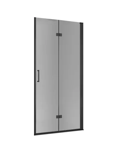 Душові скляні двері Bravo Poprad 90TB чорні