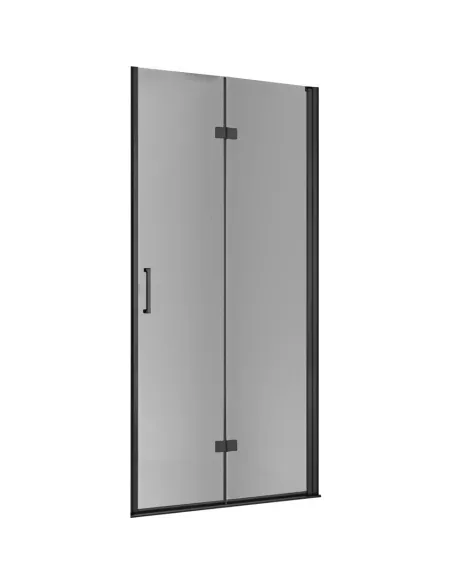 Душевая стеклянная дверь Bravo Poprad 90TB черная