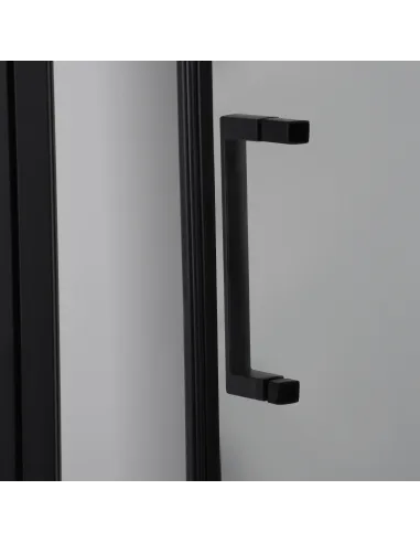 Душевая стеклянная дверь Bravo Poprad 90TB черная