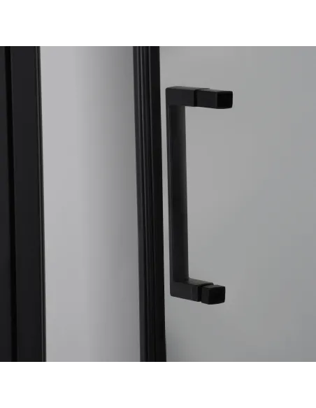 Душевая стеклянная дверь Bravo Poprad 90TB черная