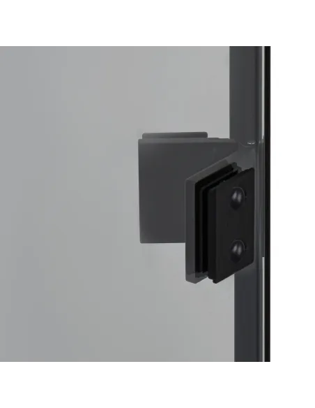 Душові скляні двері Bravo Poprad 90TB чорні