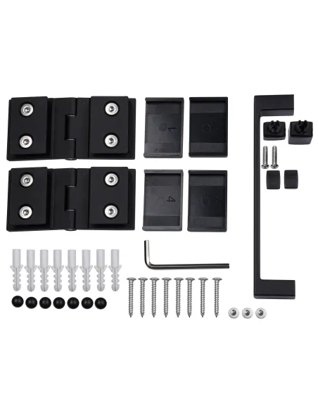 Душевая стеклянная дверь Bravo Poprad 90TB черная