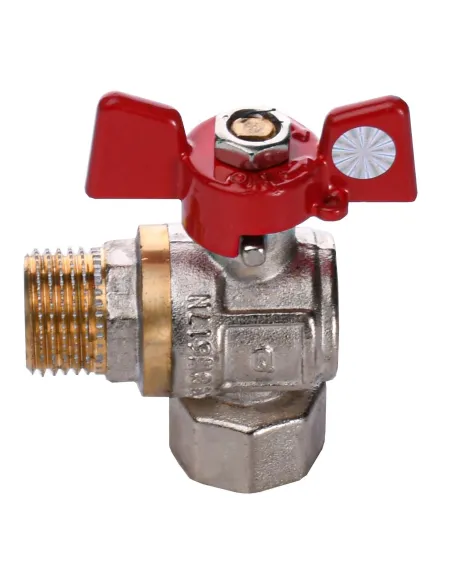 Кран шаровой угловой Quality Professional ЗВ КБ PN40 QP154 1/2 дюйма