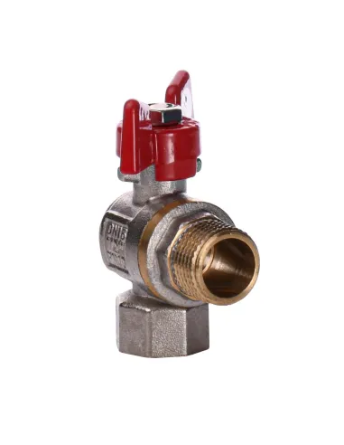 Кран кульовий кутовий Quality Professional ЗВ КБ PN40 QP154 1/2 дюйми