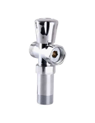 Приборный кран угловой Selba 709 A7250, 3/4 дюйма, с удлинителем