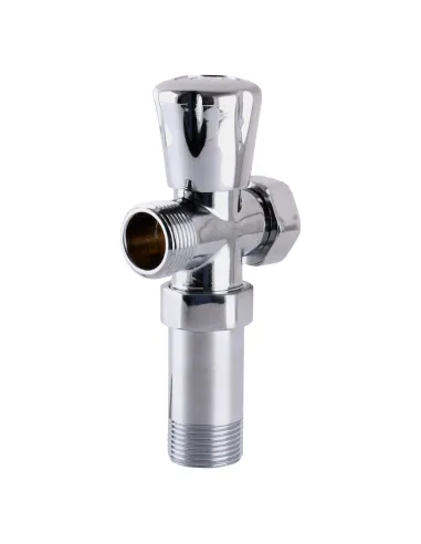 Приборный кран угловой Selba 709 A7250, 3/4 дюйма, с удлинителем