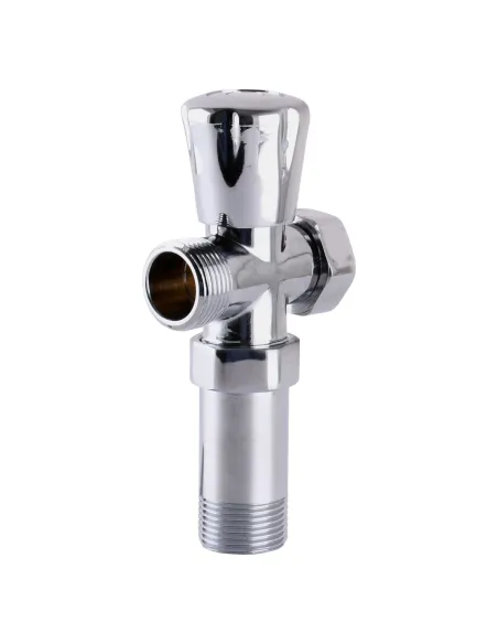 Приборный кран угловой Selba 709 A7250, 3/4 дюйма, с удлинителем