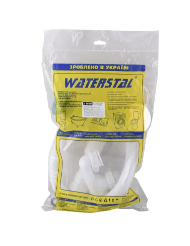 Сифон для ванни Waterstal А-18089 з переливом, 50 мм.