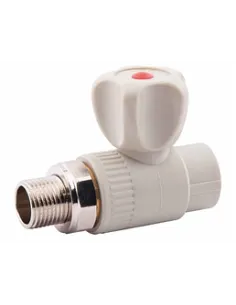 Кран для радіатора Grandi 20 мм для поліпропіленових труб, прямий