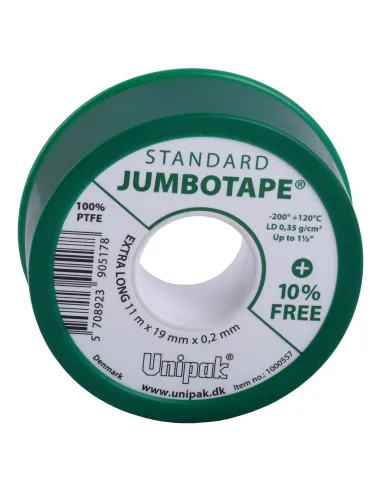 Фум лента тефлоновая Unipak Jumbotape Standard 23468, 11 метров