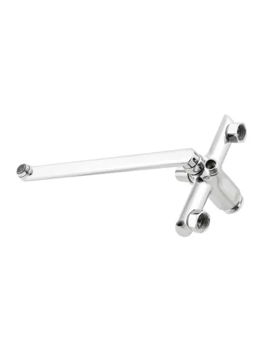 Смеситель для ванны Venta BSP307DC с душевым набором, белый