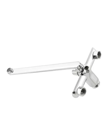 Смеситель для ванны Venta BSP307DC с душевым набором, белый