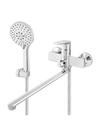 Змішувач для ванни Venta BE305DC з душовим набором, хром.