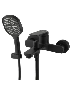 Змішувач для ванни Venta BA305KB із душовим набором, чорний