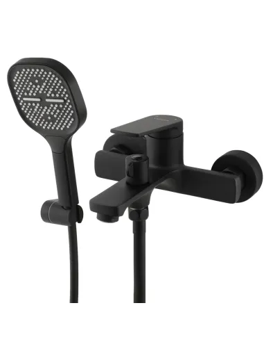 Змішувач для ванни Venta BA305KB із душовим набором, чорний