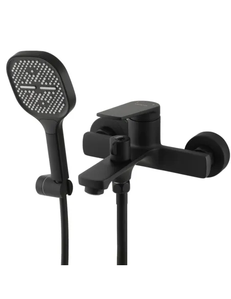 Змішувач для ванни Venta BA305KB із душовим набором, чорний