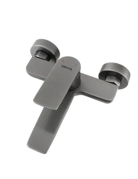 Смеситель для ванны Venta BF305KG с душевым набором, черный