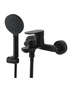 Змішувач для ванни Venta BF325KB із душовим набором, чорний