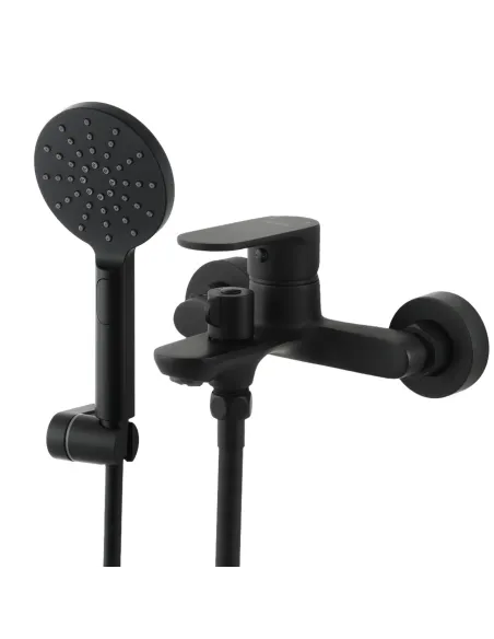 Смеситель для ванны Venta BF325KB с душевым набором, черный