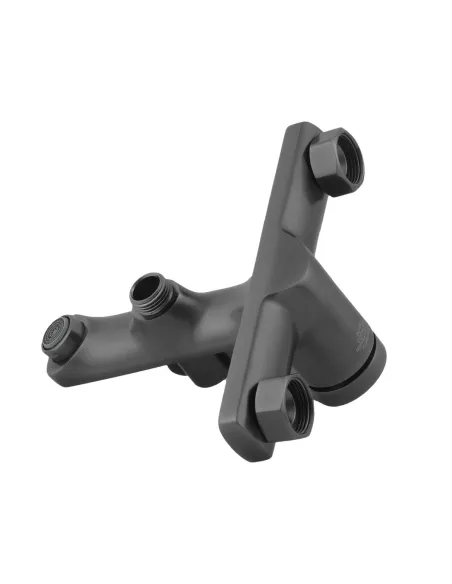 Змішувач для ванни Venta BA305KG із душовим набором, чорний