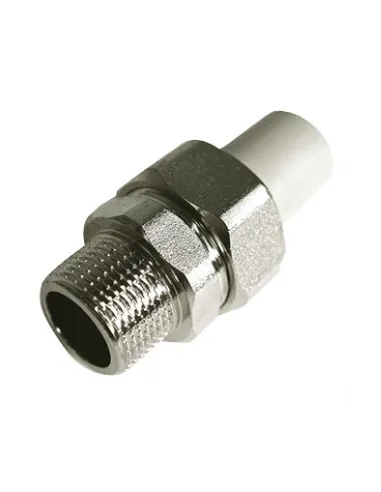 Згін-американка Grandi РН 20х1/2 дюйма для поліпропіленових труб, довга