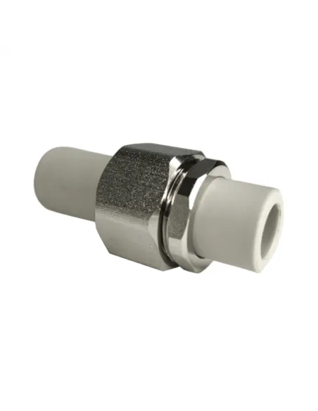 Муфта розбірна Grandi 20 мм для поліпропіленових труб, латунне різьблення.