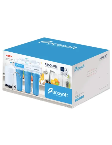 Фільтр зворотного осмосу Ecosoft Absolute 5-75PS з помпою на станині