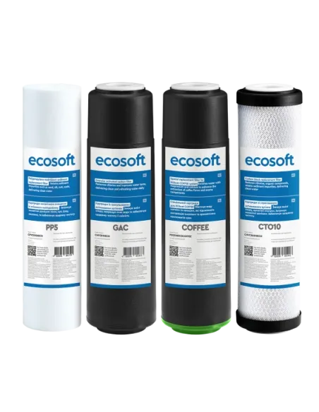 Комплект сменных картриджей Ecosoft 1-2-3-4 для фильтров RObust PRO
