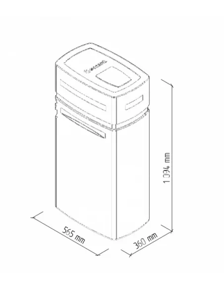 Пом`якшувач води кабінетного типу Ecosoft Anthracite Azure 250