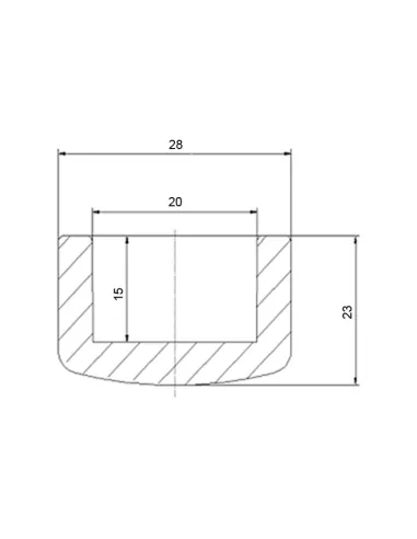 Заглушка Blue Ocean d20, для полипропиленовых труб