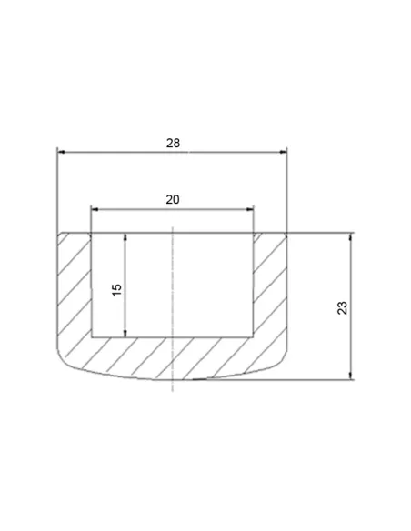 Заглушка Blue Ocean d20 для поліпропіленових труб