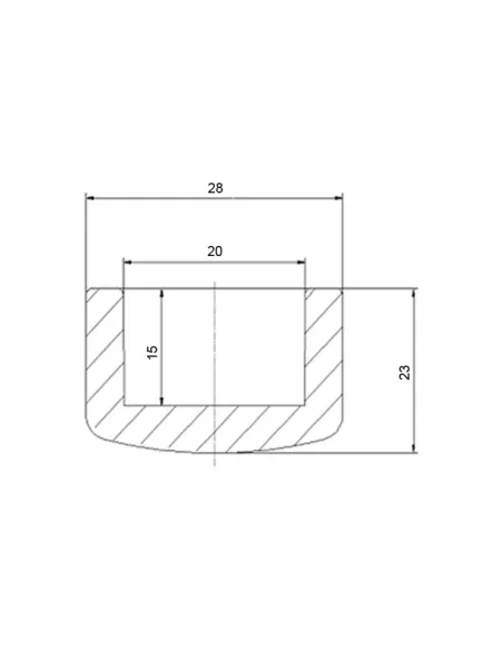 Заглушка Blue Ocean d20, для полипропиленовых труб, белая