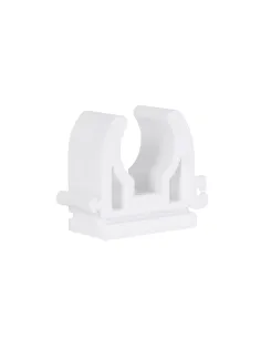 Кріплення (кліпса) одинарне Blue Ocean d20, для ППР труб, білий