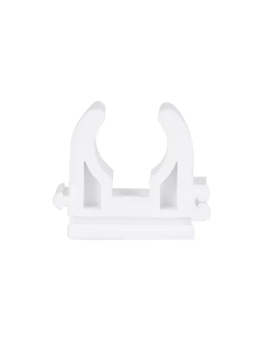 Кріплення (кліпса) одинарне Blue Ocean d20, для ППР труб, білий