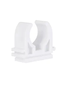 Кріплення (кліпса) одинарне Blue Ocean d32, для ППР труб, білий