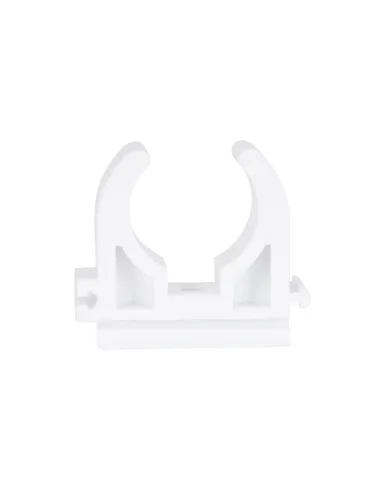 Кріплення (кліпса) одинарне Blue Ocean d32, для ППР труб, білий