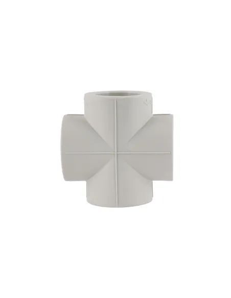 Крепеж двойной Blue Ocean d25, для полипропиленовых труб, клипса