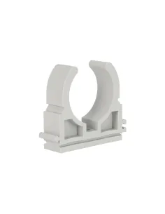 Крепеж одинарный Blue Ocean d40, для полипропиленовых труб, клипса