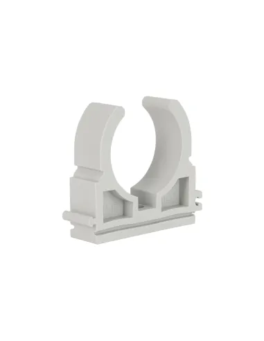 Крепеж одинарный Blue Ocean d40, для полипропиленовых труб, клипса