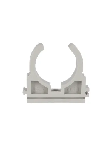 Крепеж одинарный Blue Ocean d40, для полипропиленовых труб, клипса