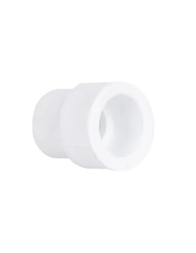 Муфта PPR Blue Ocean 25х20, для полипропиленовых труб, редукционная, белая
