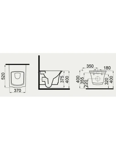 Унітаз Idevit Neo Classic Iderimless 3304-0616 (підвісний) - 2