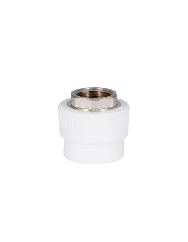 Муфта ВР Blue Ocean 40х1, для поліпропіленових труб, біла