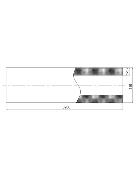 Поліпропіленова труба Blue Ocean 110х123, PN16