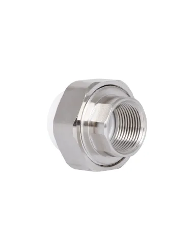 Сгон-американка Blue Ocean 25х3/4 ВР, для полипропиленовых труб, белая