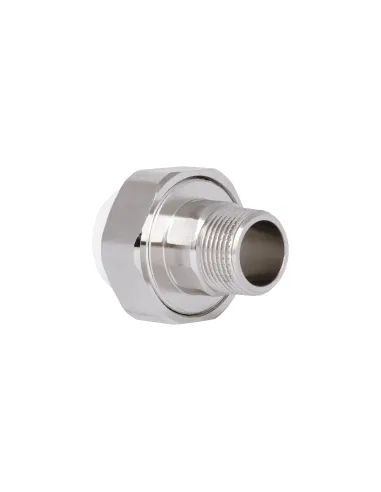 Сгон-американка Blue Ocean 25х3/4 НР, для полипропиленовых труб, белая