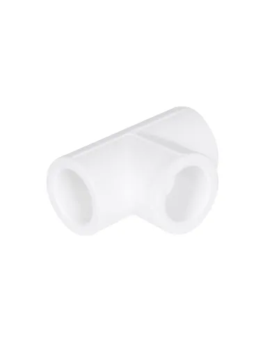 Тройник PPR Blue Ocean d20, для полипропиленовых труб, равнопроходной, белый