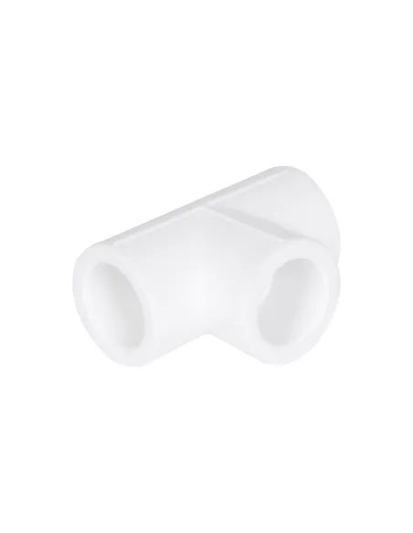 Тройник PPR Blue Ocean d20, для полипропиленовых труб, равнопроходной, белый